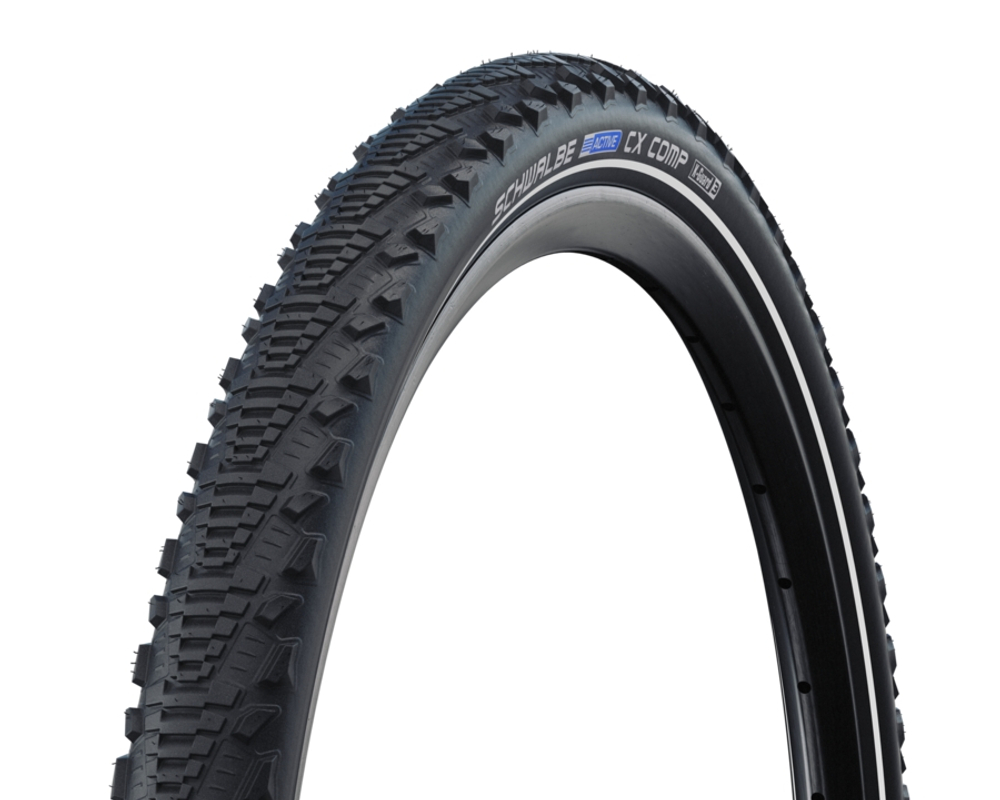 Покрышка 28x1.35 (35-622) 05-11149979.01 CX COMP K-Guard SBC черная со светоотр полосой, до 4,5Bar, 480гр, SCHWALBE