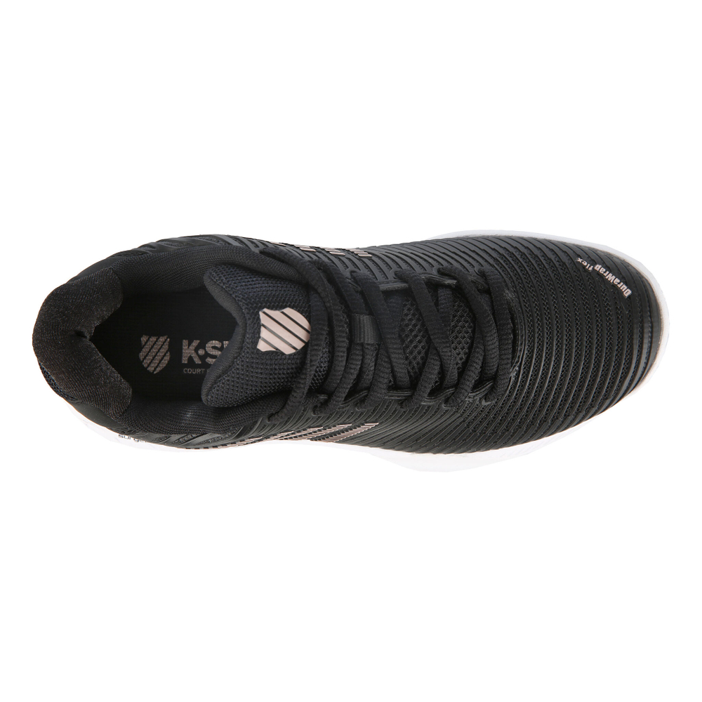 Женские теннисные кроссовки K-Swiss Hypercourt Express 2 Clay Court Shoe Women - Black, Gold