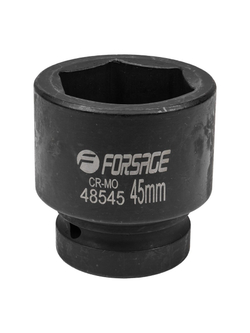 Головка ударная 1'', 45мм (6гр.) Forsage F-48545