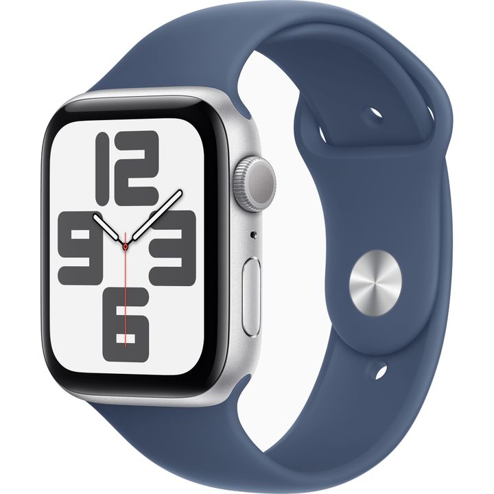 Умные часы Apple Watch SE 2 44мм Silver Aluminum Case с Denim Sport Band