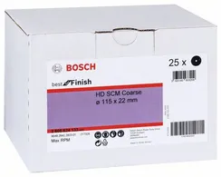 Скотч брайт Bosch круг пурпурный SCM 115 мм Extra Coarse