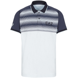 Мужское поло теннисное EA7 Man Jersey Polo Shirt - plein air