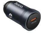 Автомобильное заряд. устр. Hoco Z62A 1C 30W серое