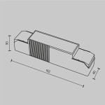 Источник питания TRIAC 22-28Вт IP20, PSL-TR40-550-700mA. TM Maytoni