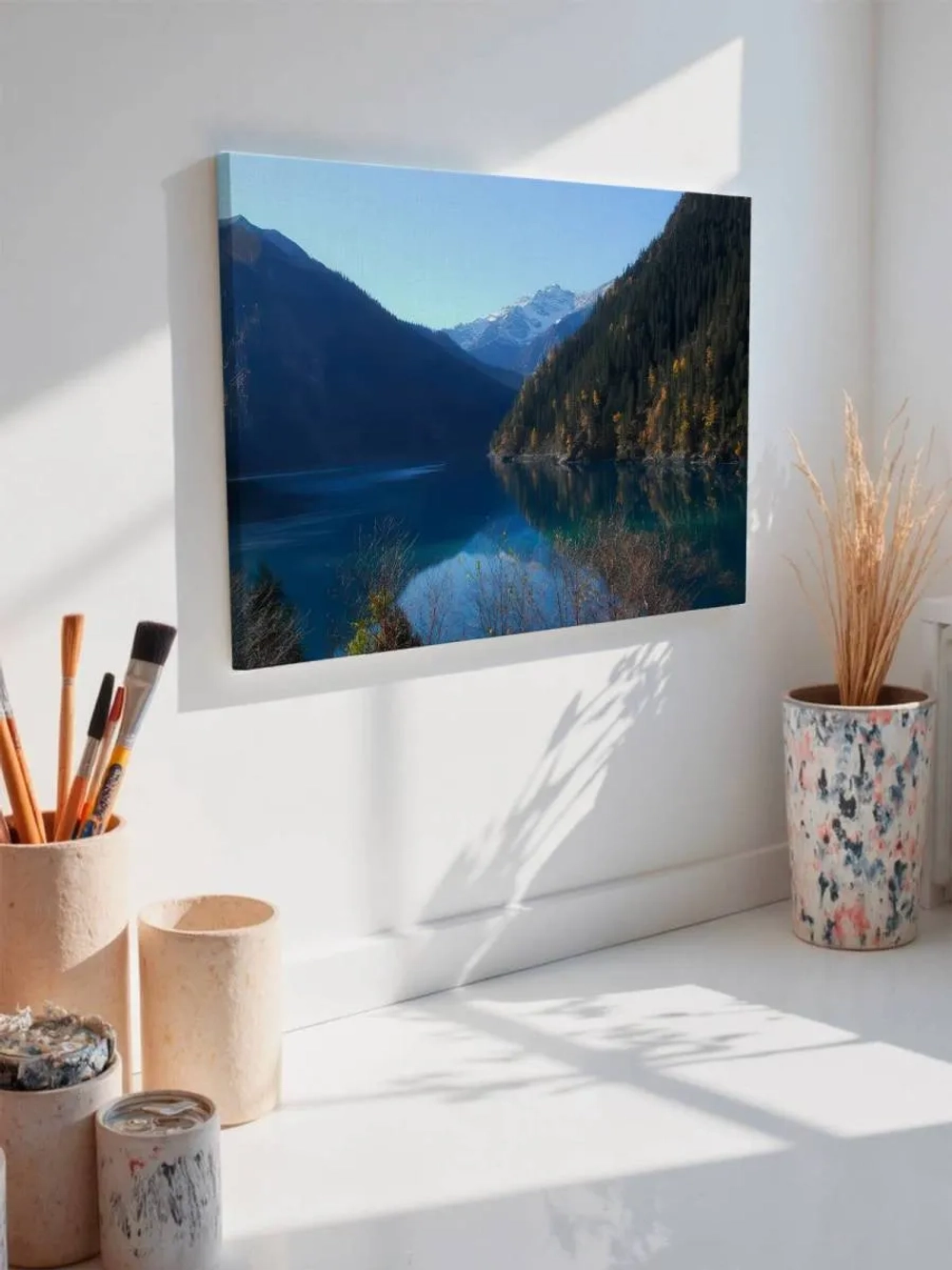 Картина на стену 40 X 50 Горное озеро
