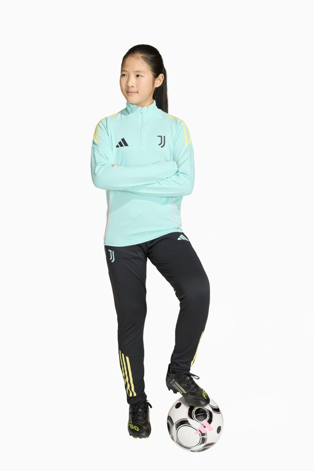 Кофта adidas Juventus FC 25/26 Competition Training Junior - бирюзовый