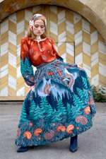 Skirt "Essay-25. Geese-Swans"