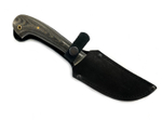 Нож Пчак Узбекский, цельнометаллический, Bohler N690, микарта