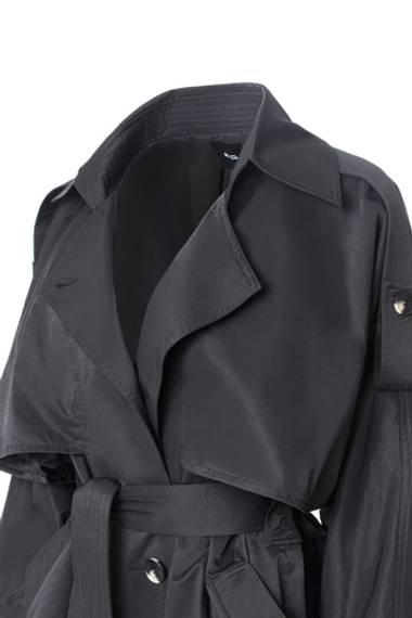 "Trench cape" Тренч-кейп в пол из хлопка.