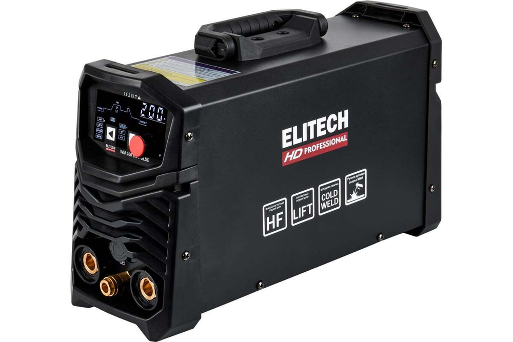Инверторный сварочный аппарат Elitech HD WM 200 DC Pulse 204475