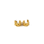 Серьги ЦЕПИ mini gold