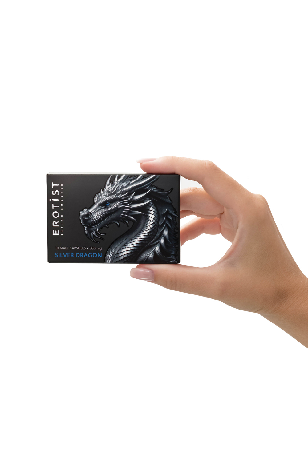 Капсулы Erotist Silver Dragon для усиления эрекции 10 капсул