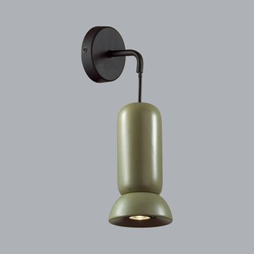 Настенный светильник 1*GU10 5054/1WB чёрный/зелёный Kerama Odeon Light