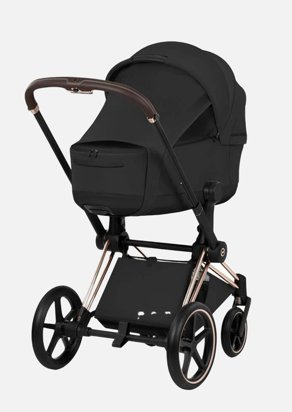 Cybex Детская коляска Priam Style Rosegold 2 в 1 цвет Sepia Black