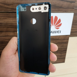 Крышка для Honor View 20 - задняя стеклянная панель "Хорошее качество" (чёрного цвета)