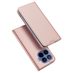 Чехол книжка розового цвета для Xiaomi 17T Pro, серия Skin Pro Series от Dux Ducis
