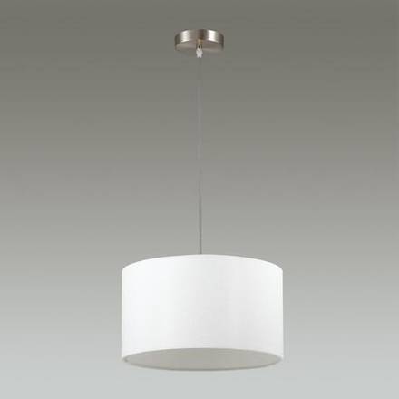 3745/2 MODERNI LN26 525 никель/белый, металл/текстиль Подвес E27 2*60W 220V NIKKI