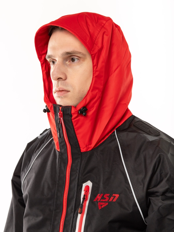 Костюм демисезонный для рыбалки RIVER HARDGUARD HSN, мембрана 15000/10000, Черный