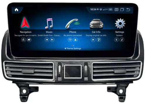 Магнитола для Mercedes-Benz GLS 2016-2019 X166 - Parafar PF7129A138/128GLS монитор 12.3" на Android 13, Быстрая, CarPlay, 4G SIM-слот