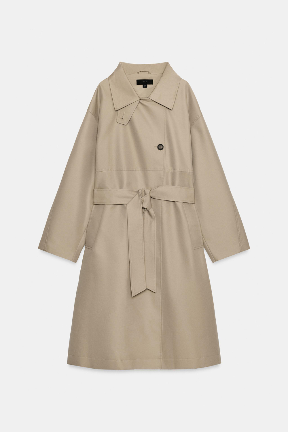 ВОДООТТАЛКИВАЮЩИЙ ТРЕНЧ С ПОЯСОМ — ZARA