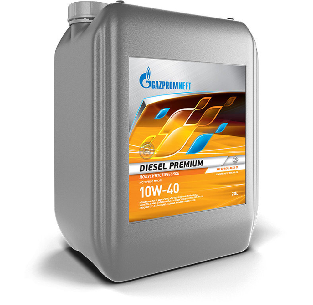 Масло моторное Gazpromneft Diesel Premium 10W-40 API CI-4/SL, ACEA E7 (20л)