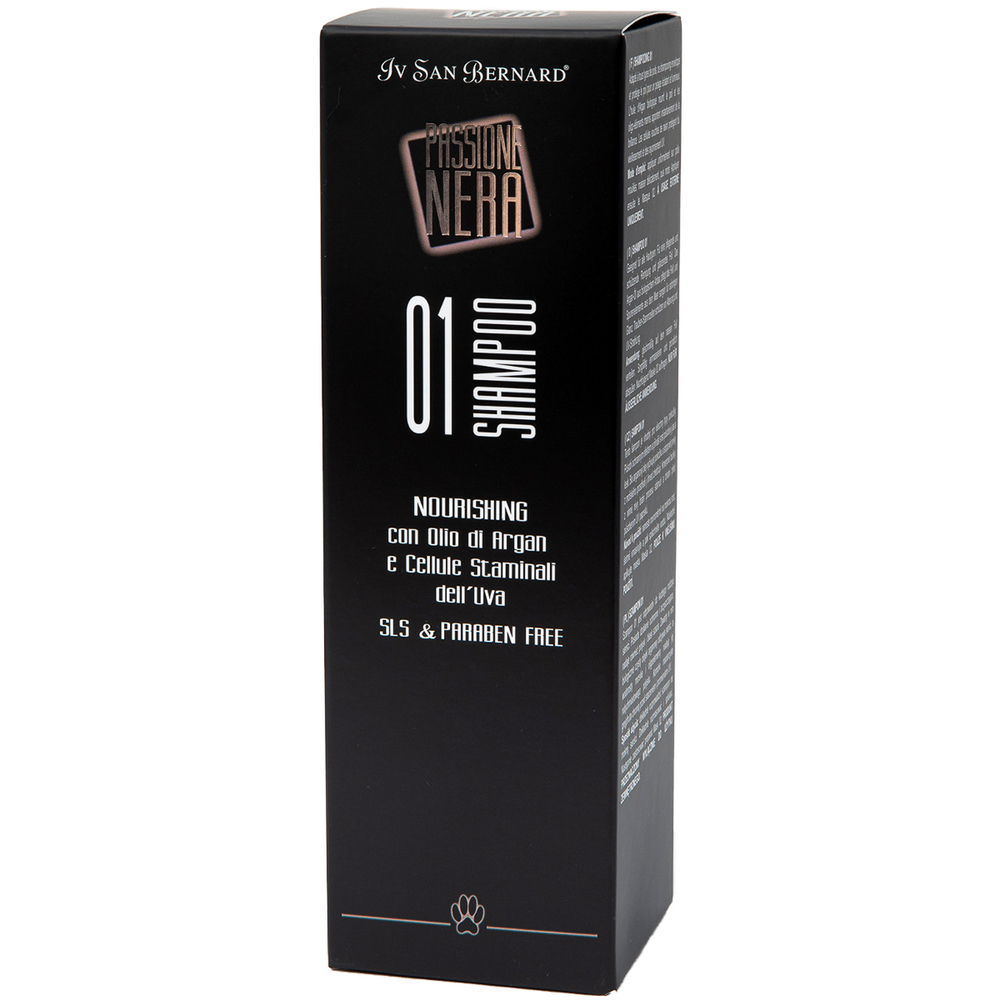 ISB Black Passion 01 Шампунь питательный с аргановым маслом 250мл