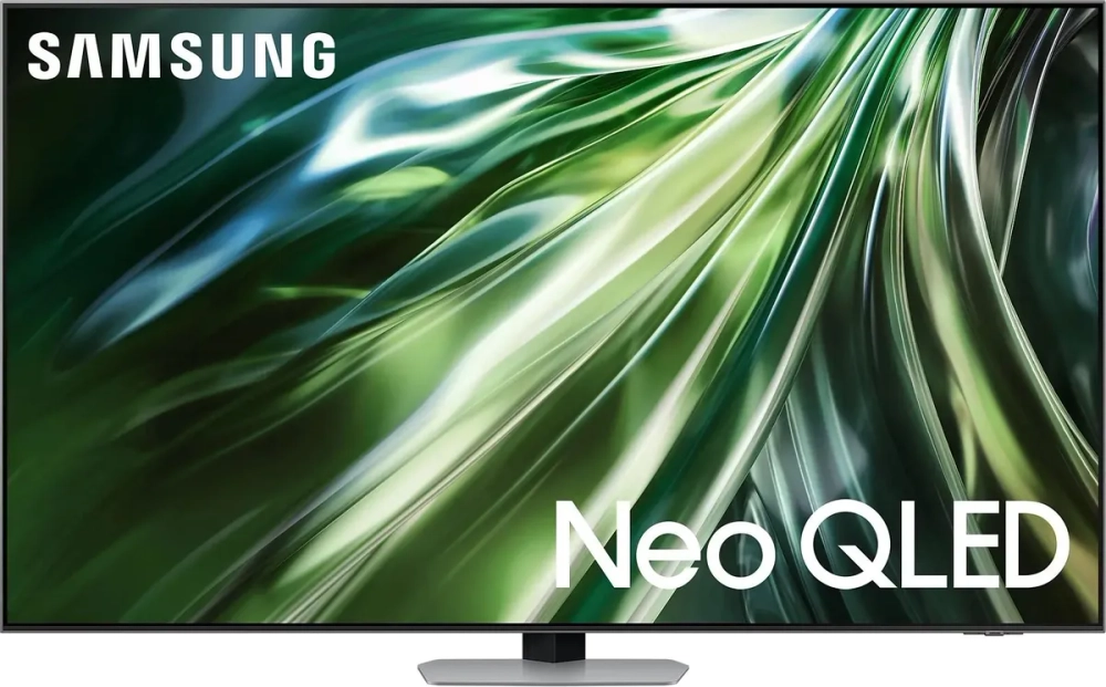 Телевизор QLED Samsung 55" QE55QN90FAUXRU Q серебристый 4K Ultra HD 120Hz DVB-T2 DVB-C DVB-S2 USB WiFi Smart TV