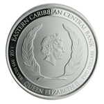 Антигуа и Барбуда 2 доллара 2020 Корабль парусник Ромовый контрабандист СЕРЕБРО