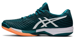 Мужские кроссовки теннисные Asics Solution Speed FF 2 Clay - velvet pine/white