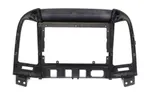 Комплект рамки с разъёмами 9" Hyundai Santa Fe 2006-2012 black