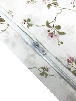 Постельное белье сатин Milky Garden "Весна" семейное Наволочка 50х70 см 2 шт Простынь 240x215 см Пододеяльник 145x215 см 2шт