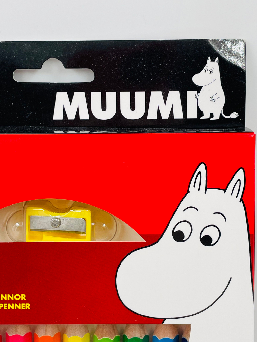Цветные карандаши Muumi jumbo, 12 шт. с точилкой (из Финляндии)
