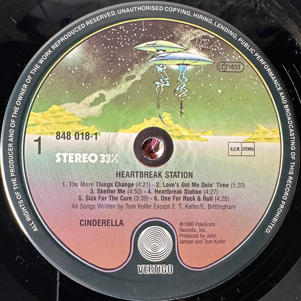 Cinderella – Heartbreak Station (Европа 1990г.)