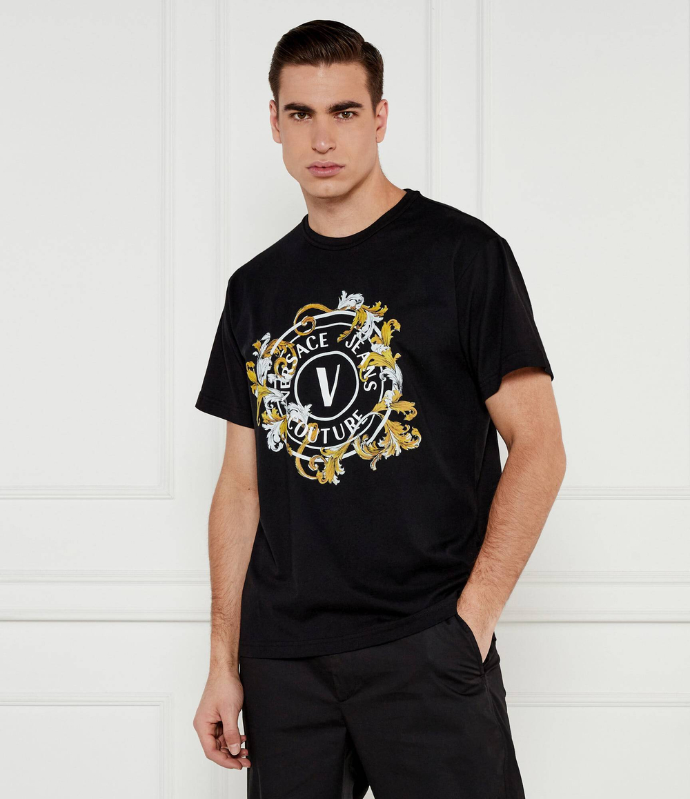 Футболка Versace Jeans Couture - черный(78GAHC01CJ01C)