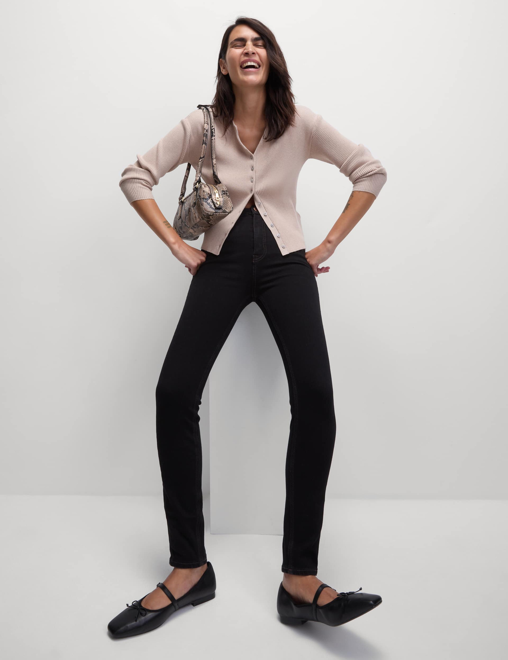 Узкие джинсы с высокой талией Magic Jeans - Marks & Spencer