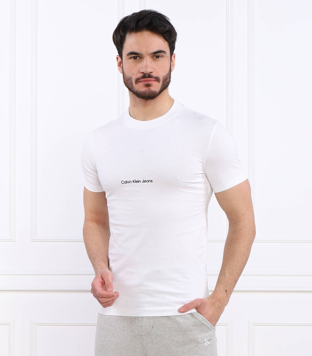 Футболка INSTITUTIONAL CALVIN KLEIN JEANS - белый(J30J322848)