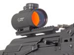 Коллиматор Target Optic 1x40, на Weaver/Picatinny, красная марка, точка 2 MOA, красная, 203 г - фото 2
