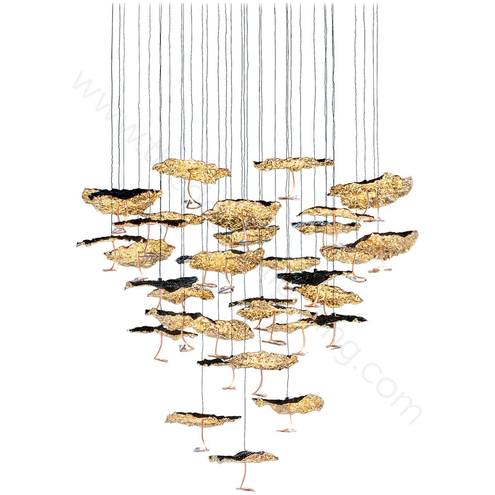 Pendant design lamp  Gold Moon (45) by Catellani & Smith