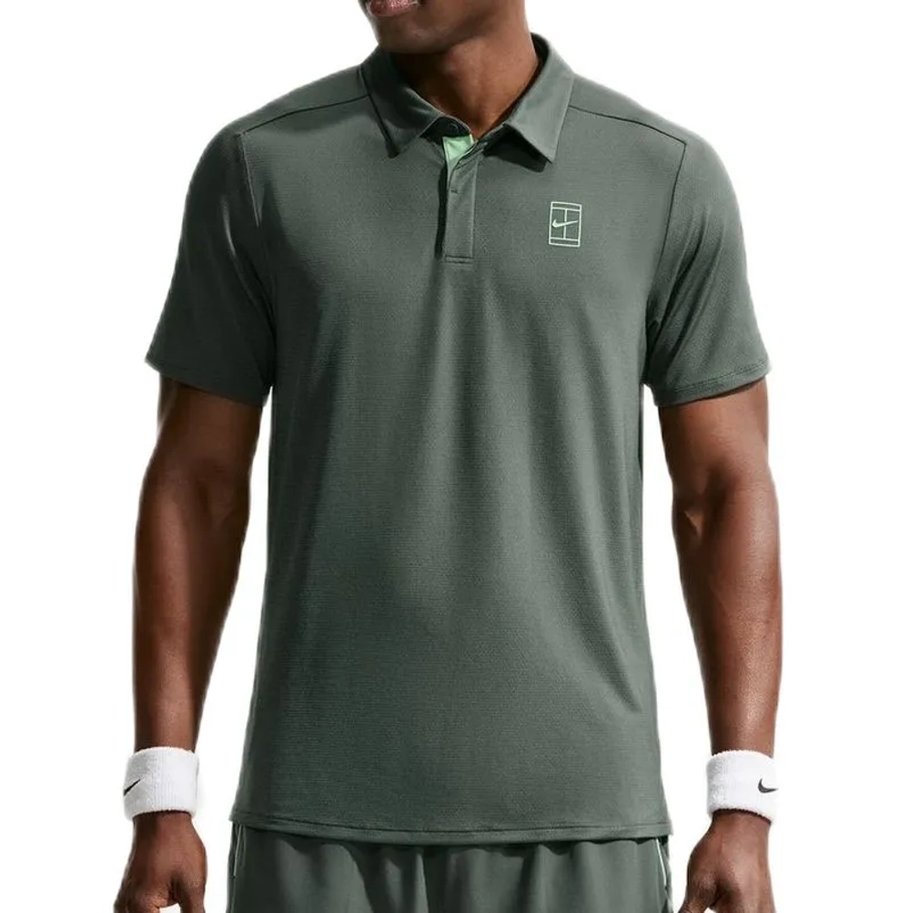 Nike Court Advantage Dri-Fit Tennis - camo green/cucumber calm