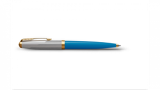 Шариковая ручка Parker 51 Premium Turquoise GT стержень: M, цвет чернил: black, в подарочной упаковке.