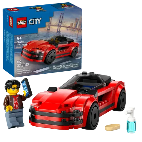 Конструктор LEGO City 60448 Красный спортивный автомобиль