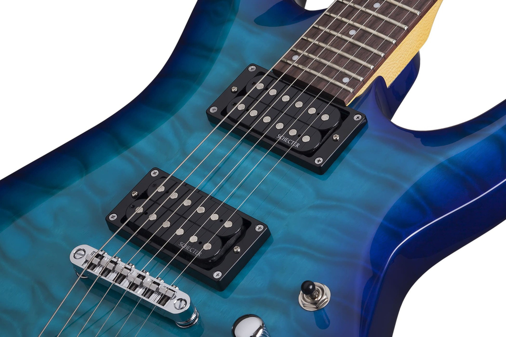 Schecter C-6 PLUS OCEAN BLUE BURST