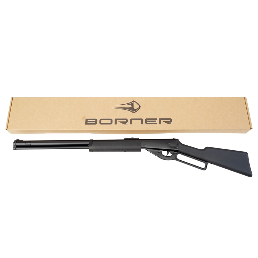 Пневматическая винтовка Borner Lever Action (скоба Генри, пластик XSV0S01) кал. 4.5 мм, 3 Дж.