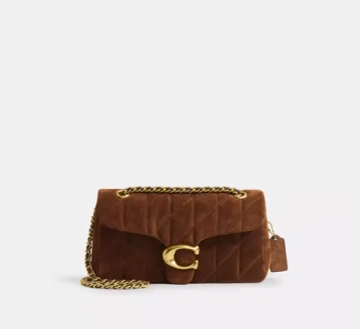 COACH СУМКА ЧЕРЕЗ ПЛЕЧО TABBY 26 С МЯГКОЙ ПОДКЛАДКОЙ, КОРИЧНЕВЫЙ