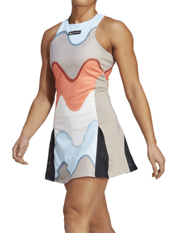 Женская Платье теннисное Adidas Marimekko Tennis Dress - разноцветный/semi coral