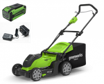 Аккумуляторная газонокосилка Greenworks G40LM41K8, 40v, 41 см, АКБ 8 А·ч и ЗУ