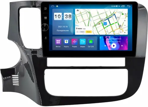 Магнитола для Mitsubishi Outlander 3 2012-2022 (рамка 9") - Parafar PF230T2LUX2FHDAV на Android 13, CarPlay, 4G SIM-слот