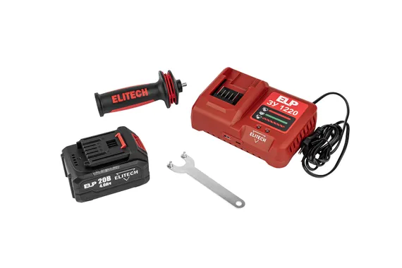 Аккумуляторная угловая шлифмашина ELITECH 2012БЛ 205694 E2213.046.01