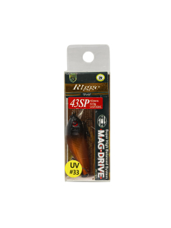 Воблер Минноу Rigge 43SP 43 мм 4 г цвет 33 Black Head Brown