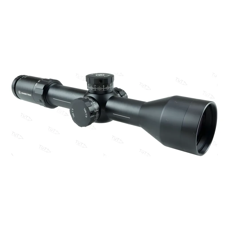 Оптический прицел CRIMSON Trace Optics 5 Series 3-24x56mm FFP LR1-MIL - вид сбоку, объектив справа